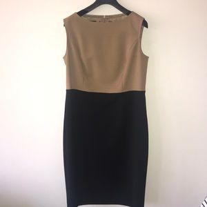 ESCADA brown/black Wool blend dress